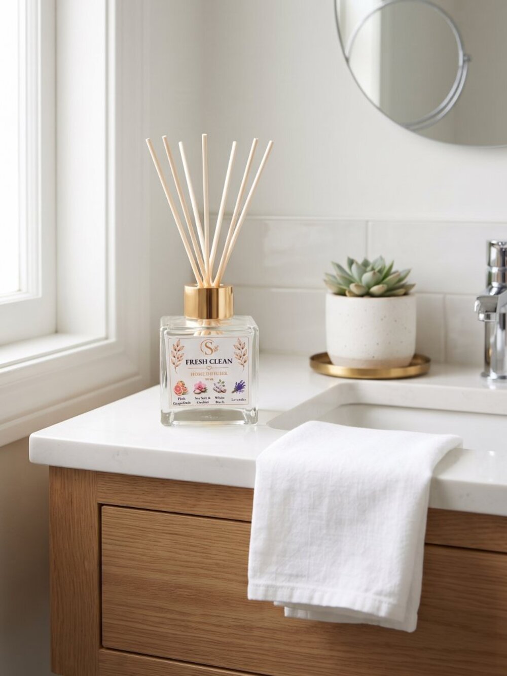 Home Reed Diffuser - Fresh Clean 50ML - Picture 7 of 10